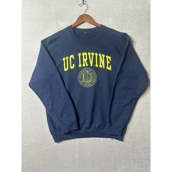 NWOT UC Irvine Anteaters Sweatshirt Crewneck Size Medium Blue Long Sleeve - Picture 2 of 6